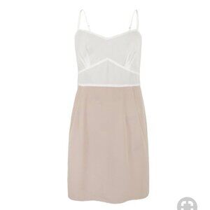 All Saints Spitafields Slip Dress Womens Size 6 Ivory Cream Sleeveless Thin Mini